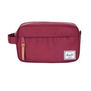 Herschel Supply Co Chapter Travel Kit Burgundy Heathered Toiletry Bag